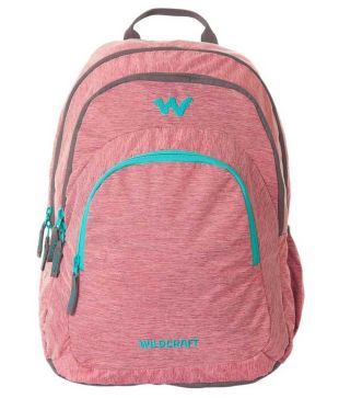 wildcraft school bags pink