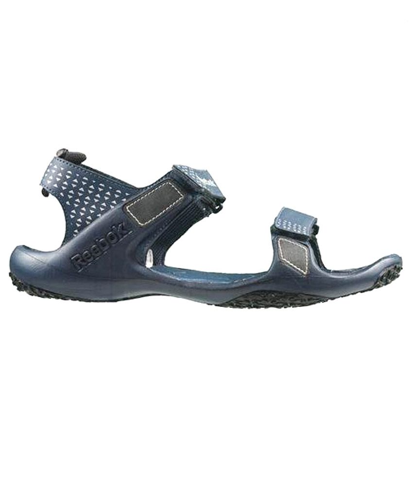 reebok blue floater sandals