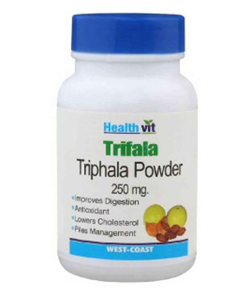 Healthvit Trifala Triphala Powder 250mg 60 Capsules pack Of 7 Buy