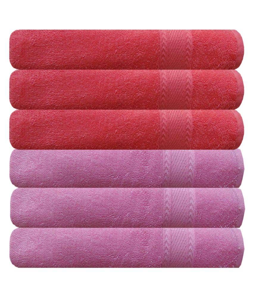 baby pink hand towels
