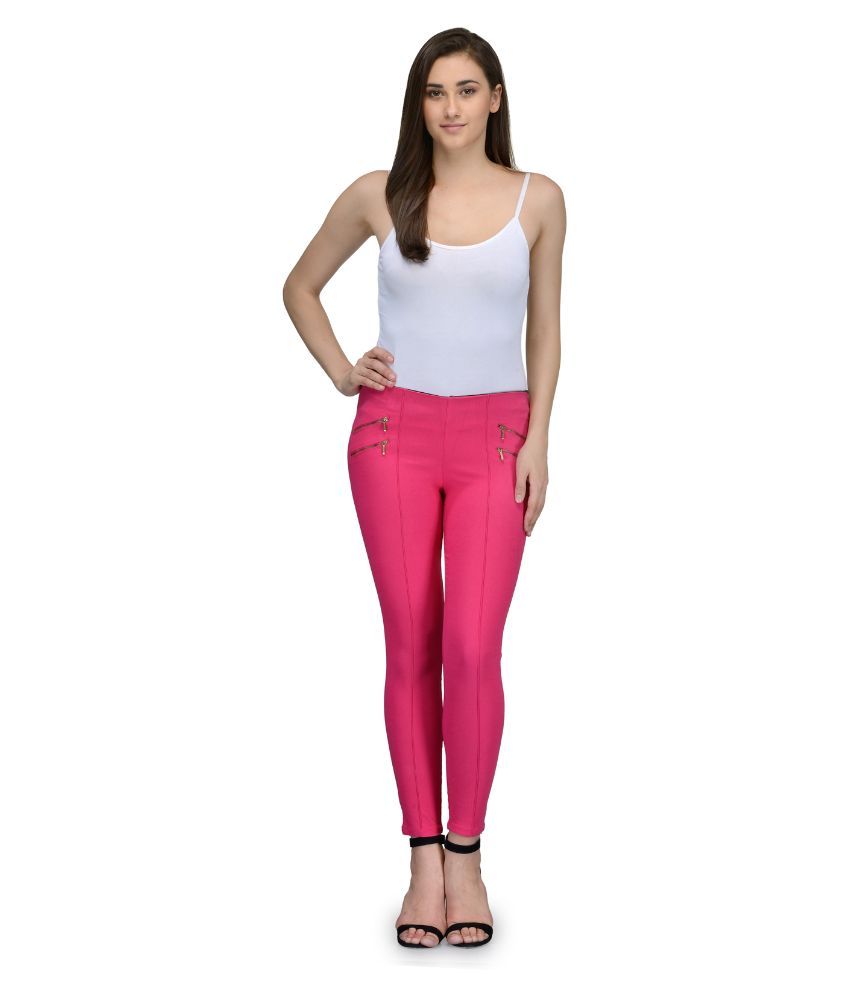 pink jeggings walmart