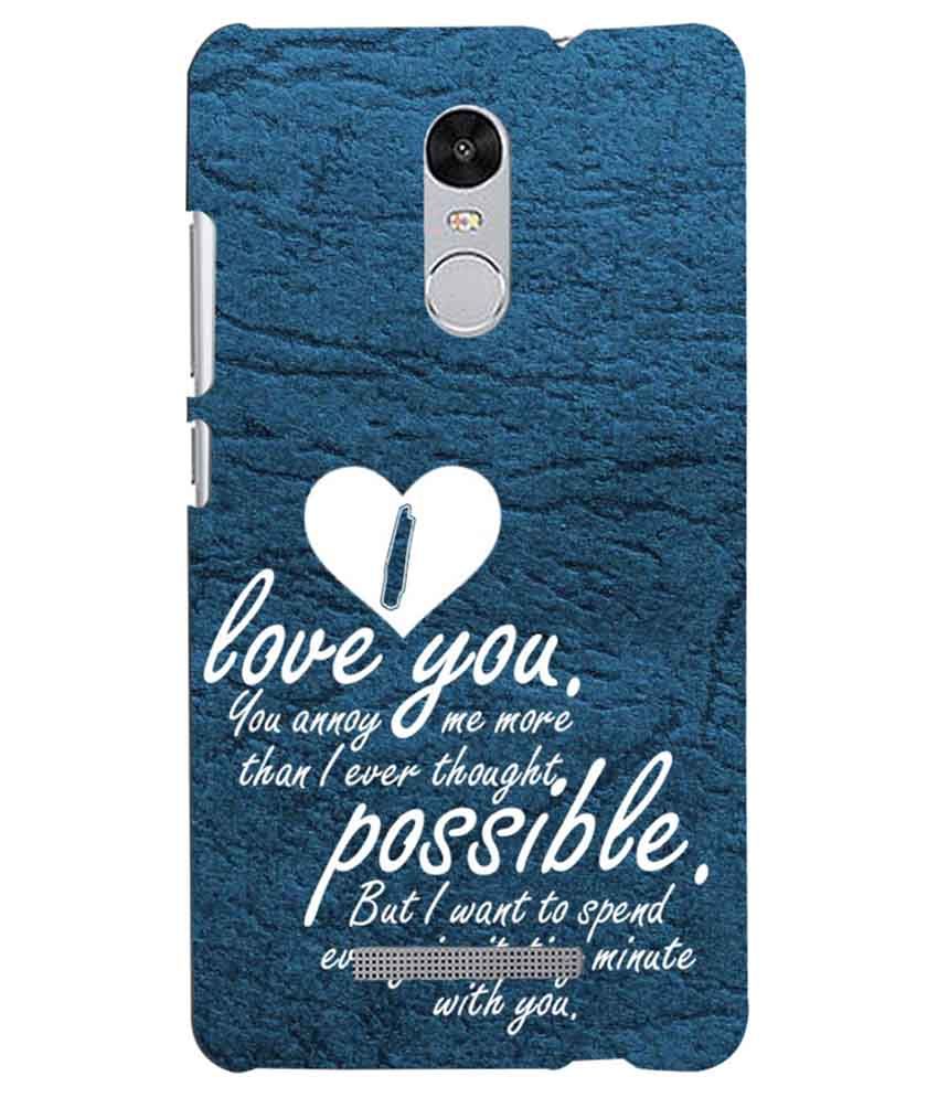 Fuson Printed Back Cover For Xiaomi Redmi Note 3 Multicolor
