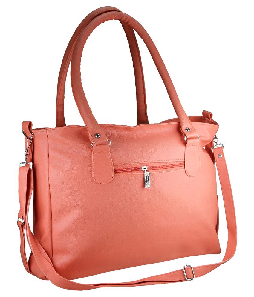 peach shoulder bag