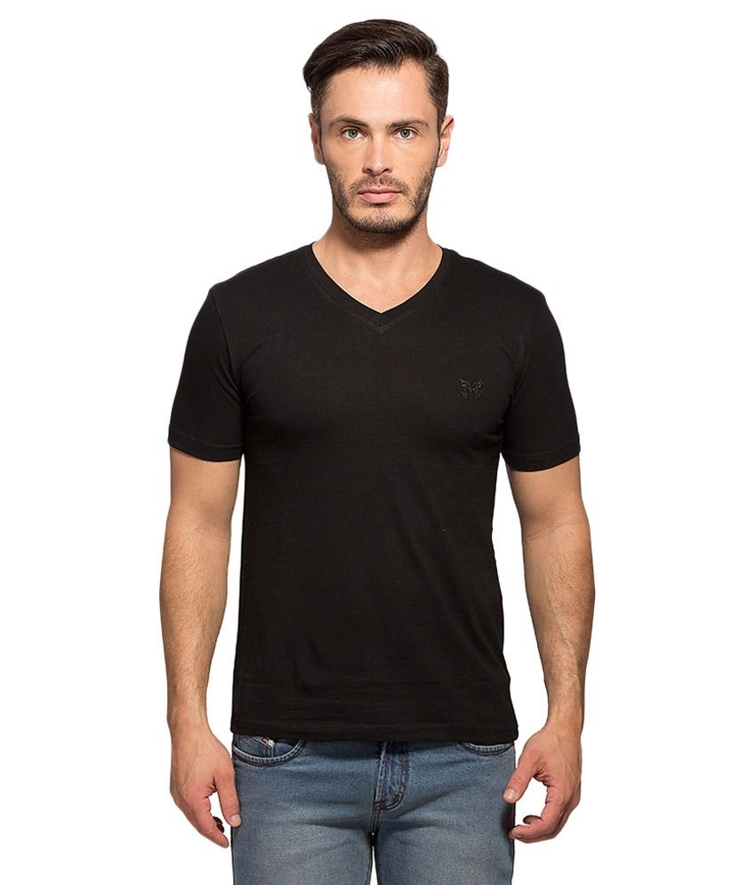 black v neck t shirt pack