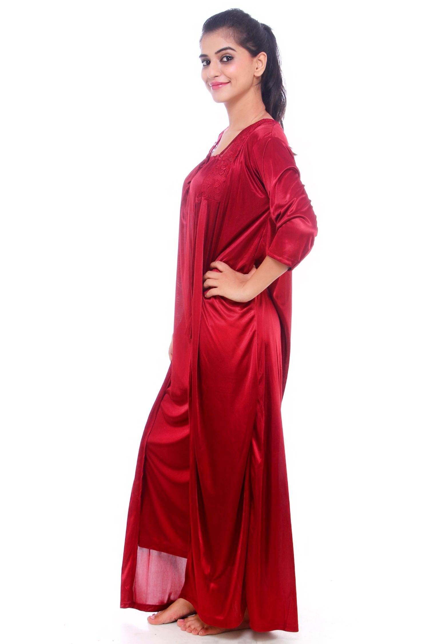 red nighty for the first night