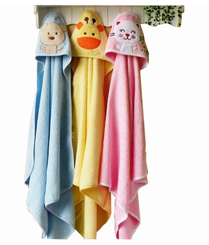     			Brandonn Multicolour Hooded And Printed Baby Bath Towel