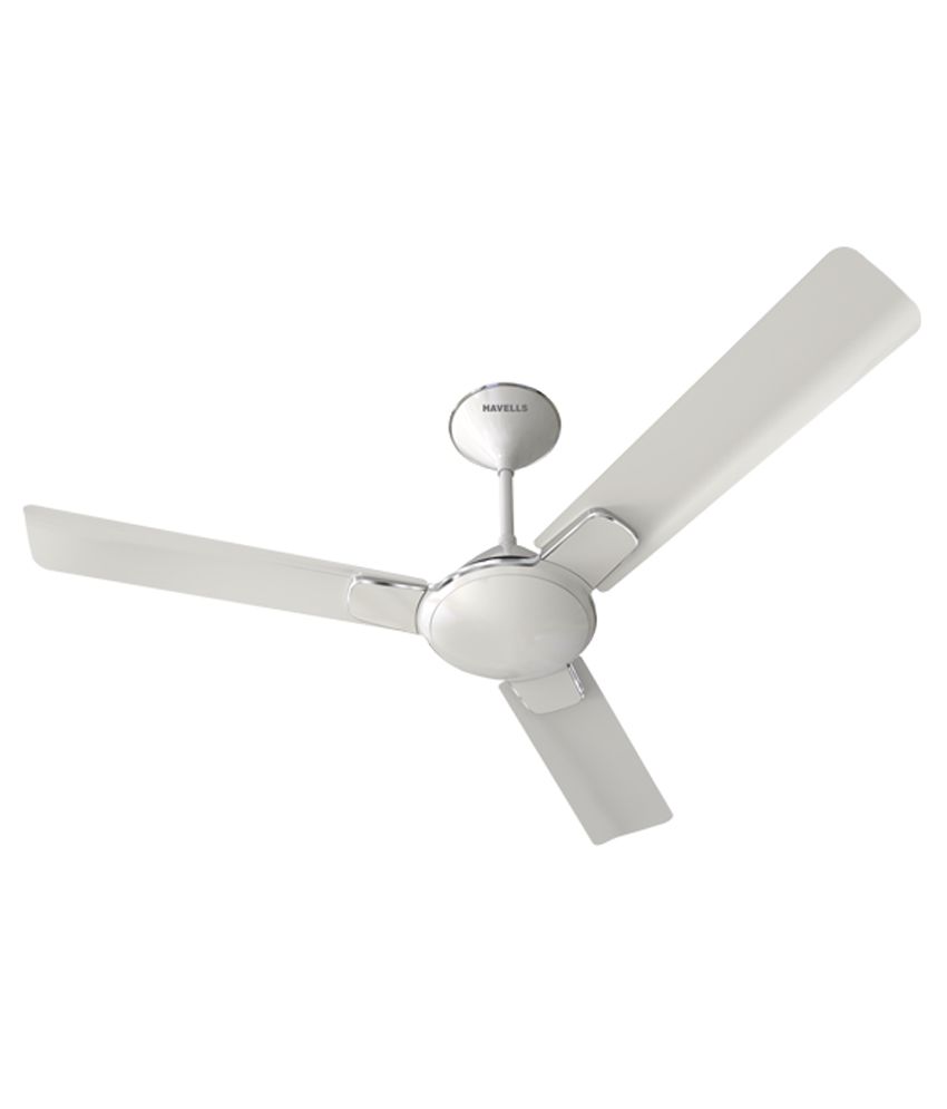 Havells 1200 mm Enticer Ceiling Fan Pearl White Chrome Price in India