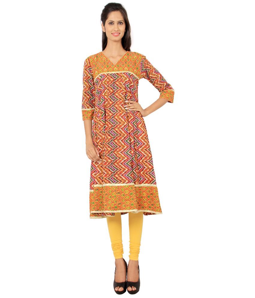 anarkali cotton kurti