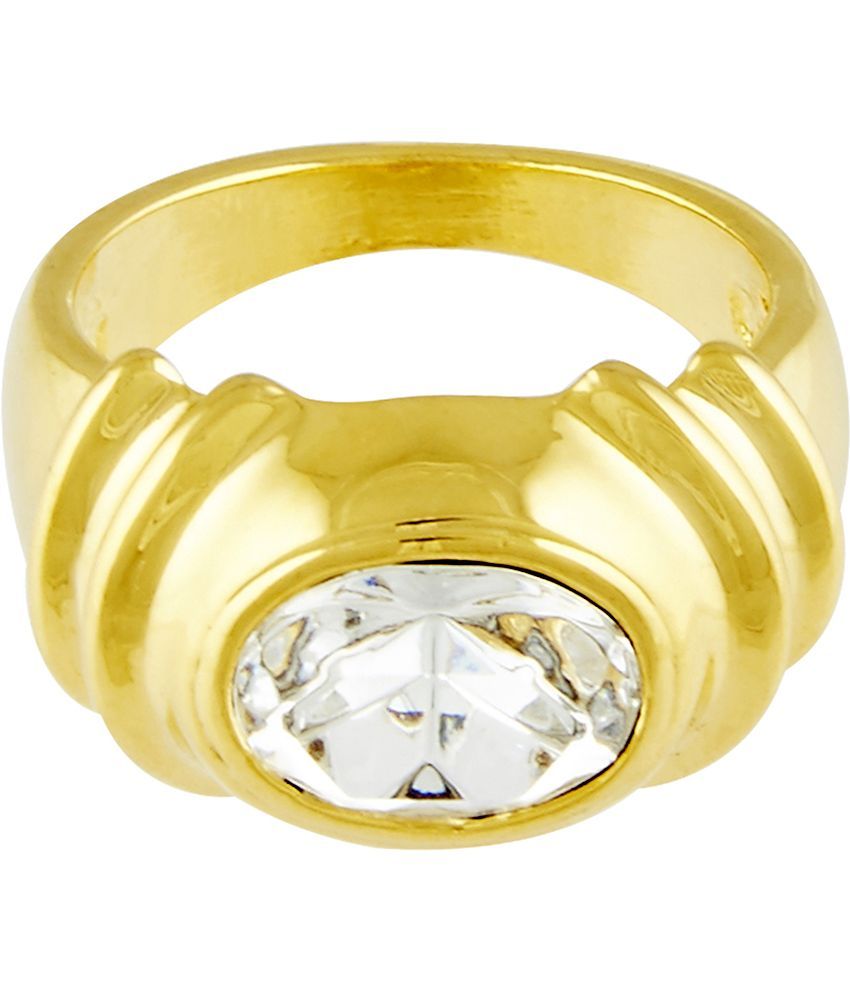 Shining Jewel Brass Gold Plating American diamonds Studded Gold