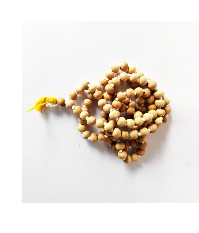     			Haridwar Astro Tulsi Beige  Wood  Mala (108+1) Beads