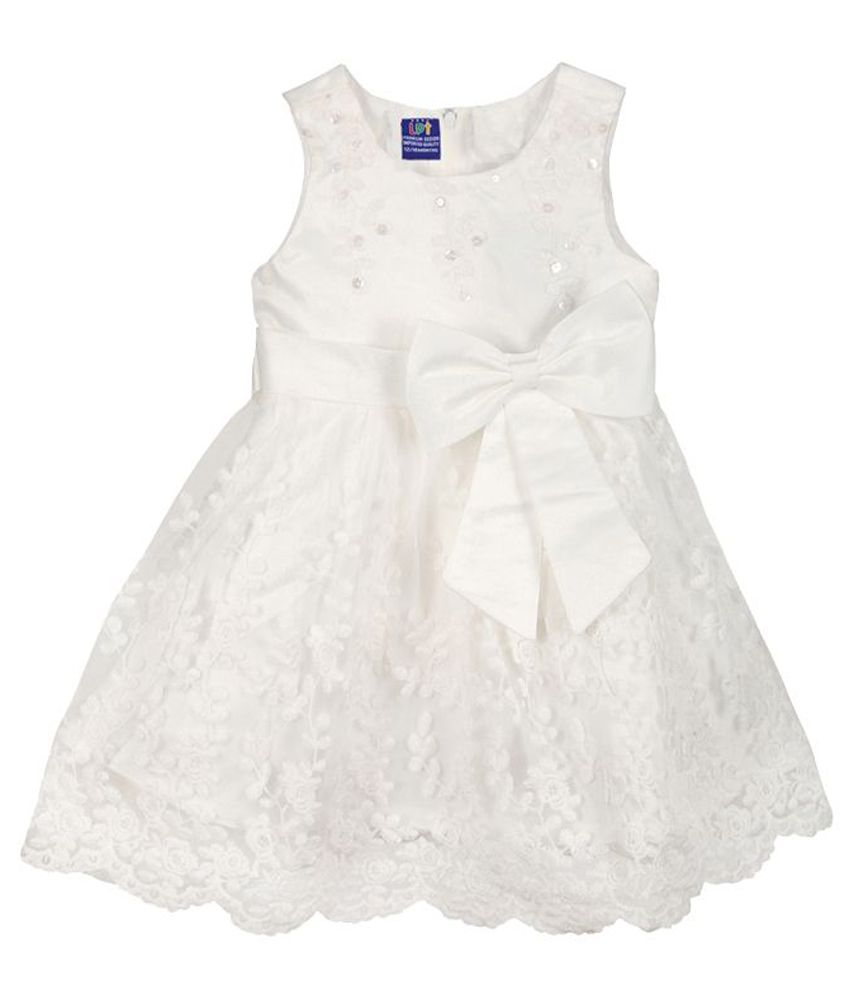 short frock white colour