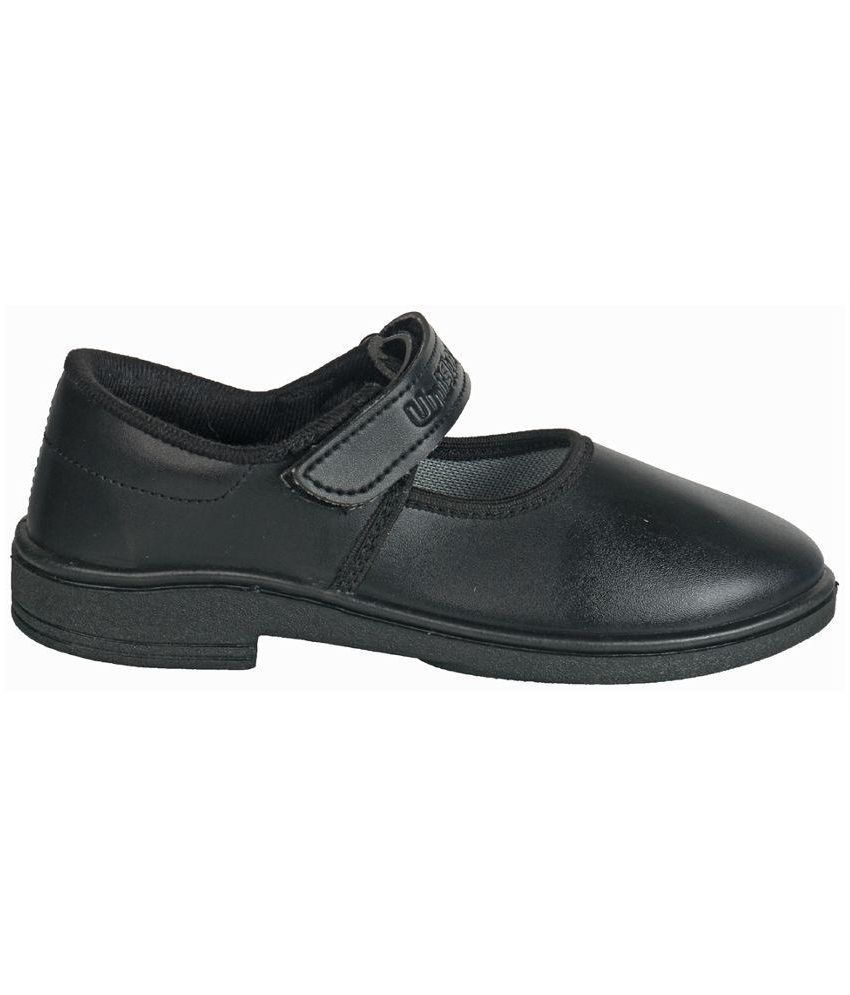 Unistar Black Leather School Shoes for Girls Price in India- Buy ...