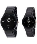 IIK Collection Black Analog Watch - Pack Of 2