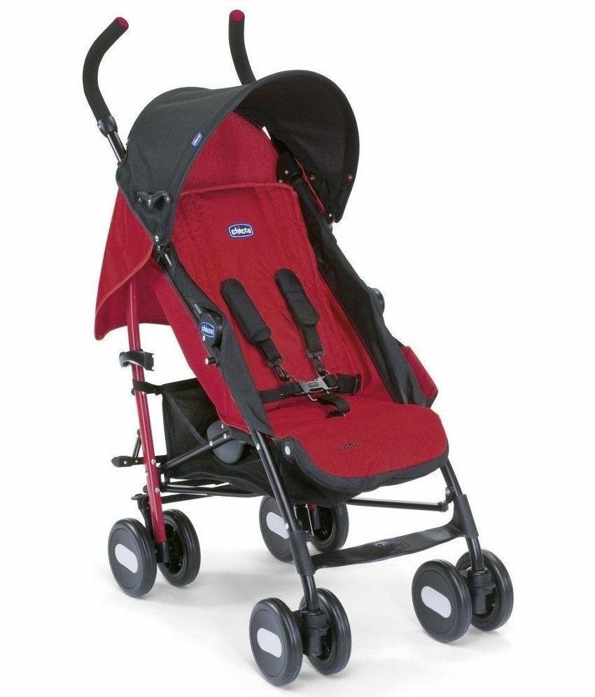 red car stroller