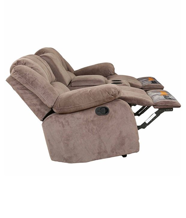 HomeTown Rhea Fabric 2 Seater Recliner Buy HomeTown Rhea Fabric 2