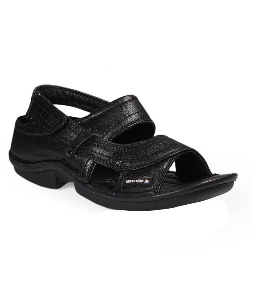 Red Chief Black Sandals Price in India- Buy Red Chief Black Sandals ...