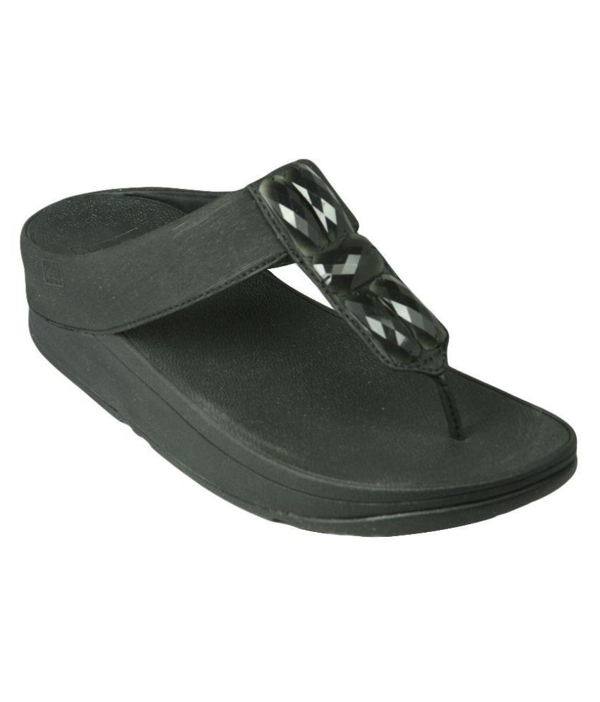 FITFLOP Black Flats Price in India- Buy 