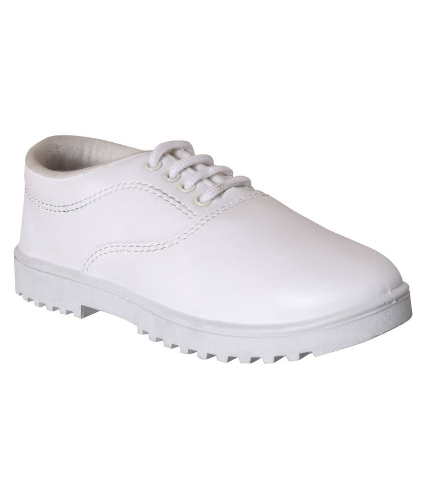 all white sneakers grade school
