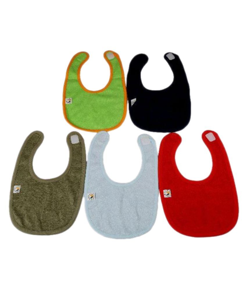 Kaboos Pack of Velcro Soft Bibs Pack of 5 Buy Kaboos Pack of Velcro