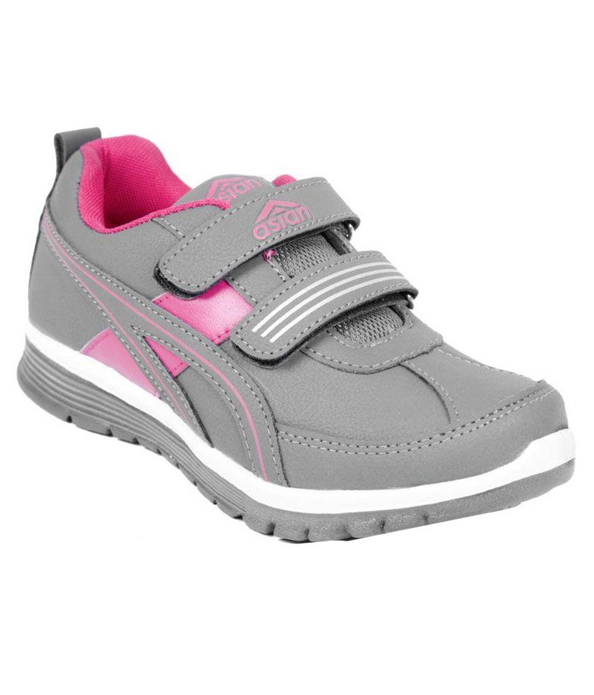 Asian Shoes Gray Running Sports Shoes Price in India Buy