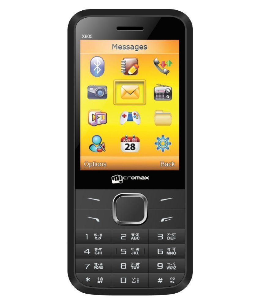 Micromax X805 Dual Sim GSM Mobile Phone Price in India- Buy Micromax ...