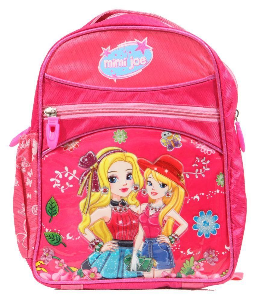 Priority Pink Polyester School Bag For junior kids(03 yr.) Buy Online