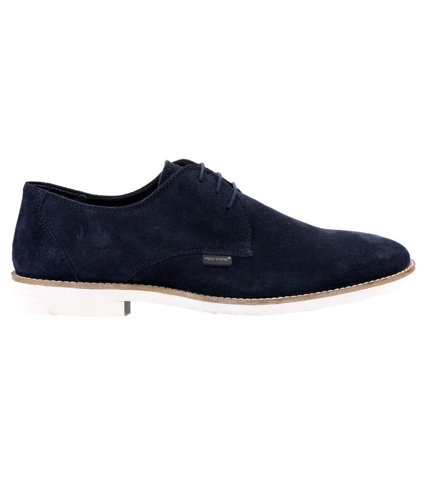 red tape navy blue shoes
