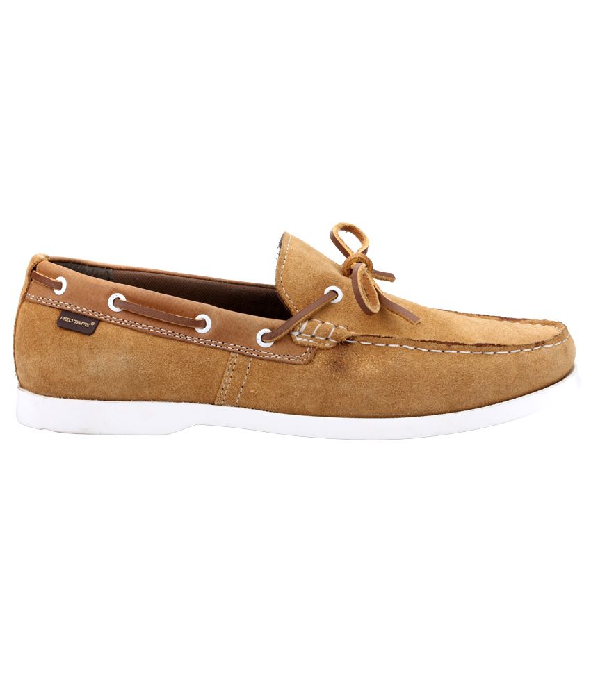 red tape flat sole shoes