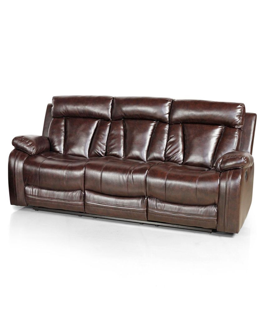Royal Oak Optima Leatherette 3 Seater Recliner Buy Royal Oak Optima