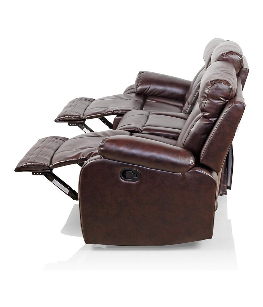 Royal Oak Optima Leatherette 3 Seater Recliner Buy Royal Oak Optima