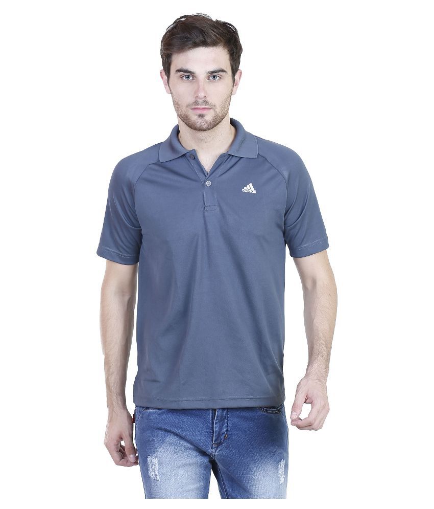 Adidas Grey Polo T Shirts - Buy Adidas Grey Polo T Shirts Online at Low ...