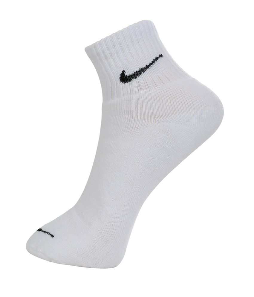 Nike White Casual Ankle Length Socks - Buy Nike White Casual Ankle ...