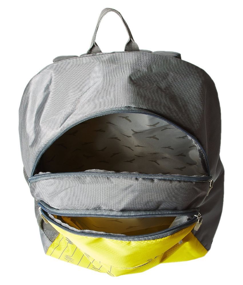 Safari Safari-Zigzag-Yellow Yellow 25 Polyester Casual Backpack - Buy ...
