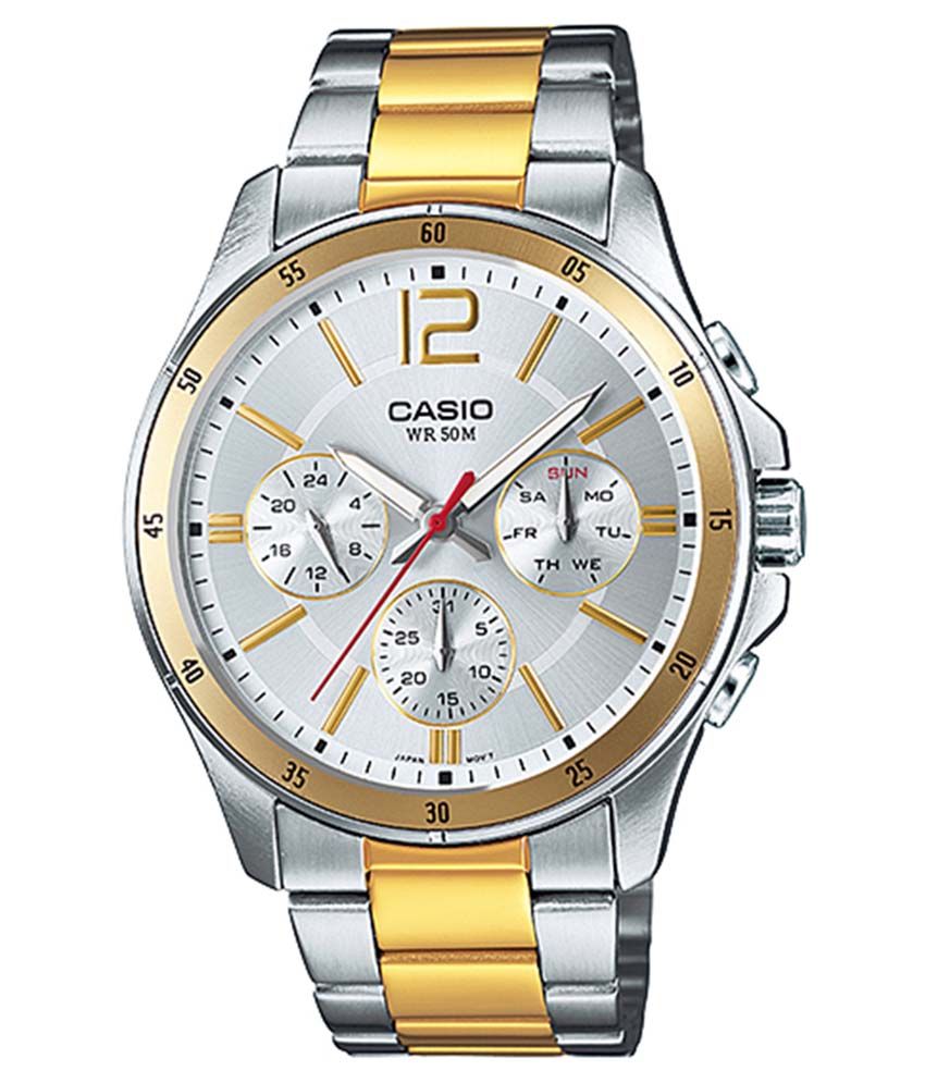 casio silver watch argos