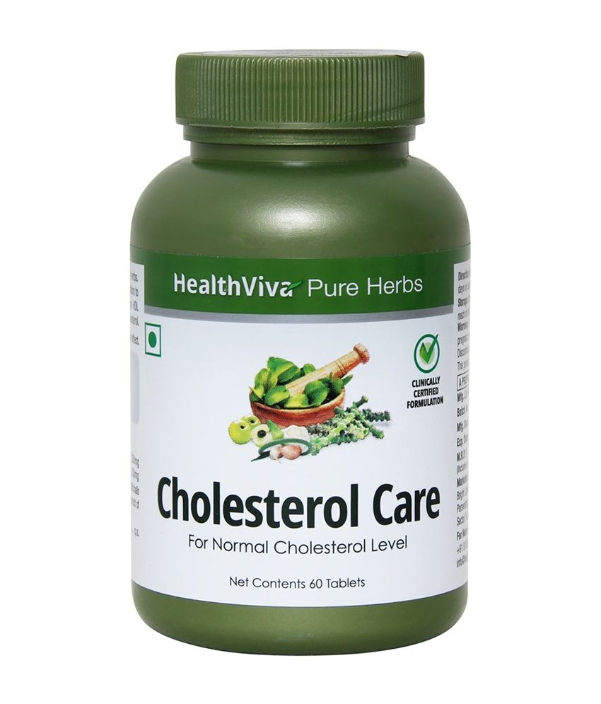 HealthViva Pure Herbs Cholesterol Care 60 Tablets Bones & Joints Buy