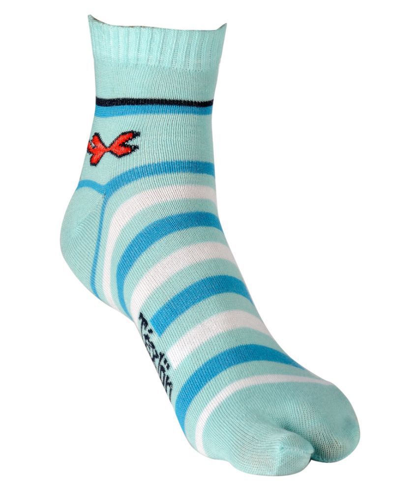 Texlon - Multicolor Cotton Women's Ankle Length Socks ( Pack of 4 ...