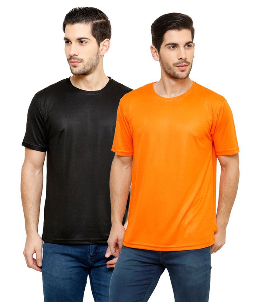 orange t shirt combination