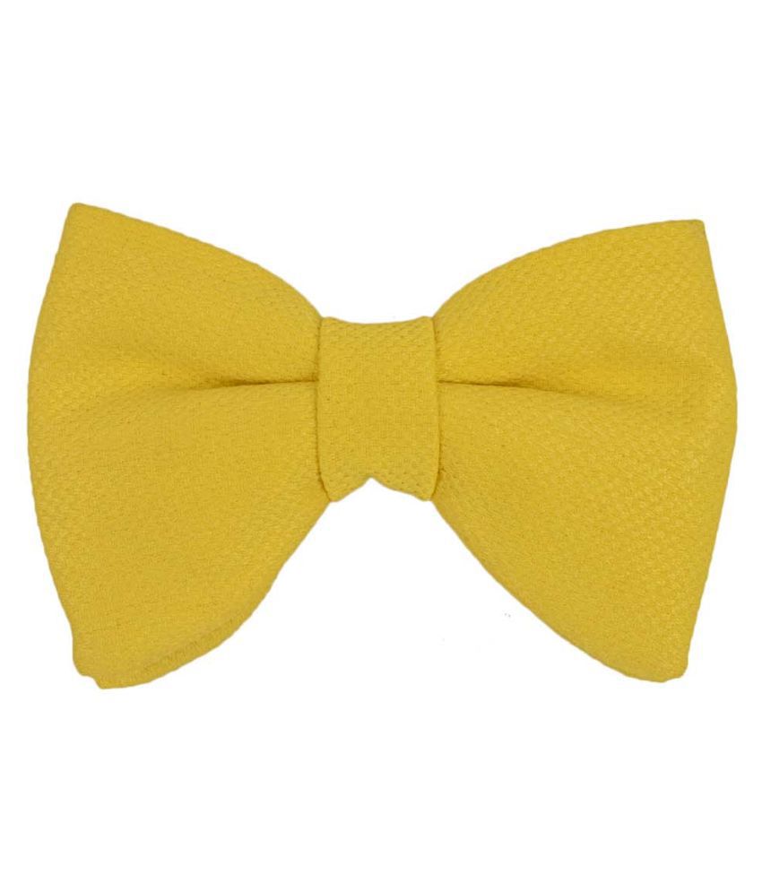 Tiekart Yellow Polyester Bow Tie: Buy Online at Low Price in India ...