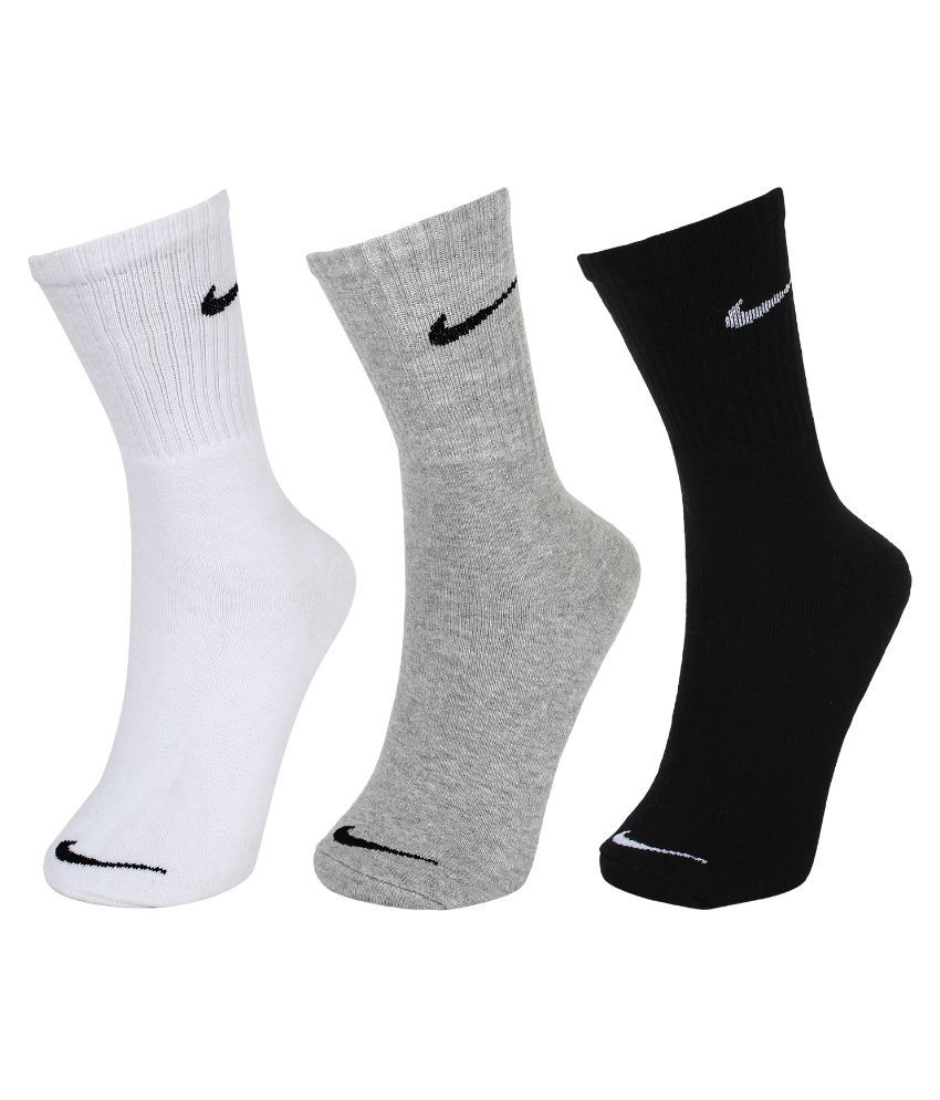 Nike Multicolor Full Length Socks - Pack Of 3 - Buy Nike Multicolor ...