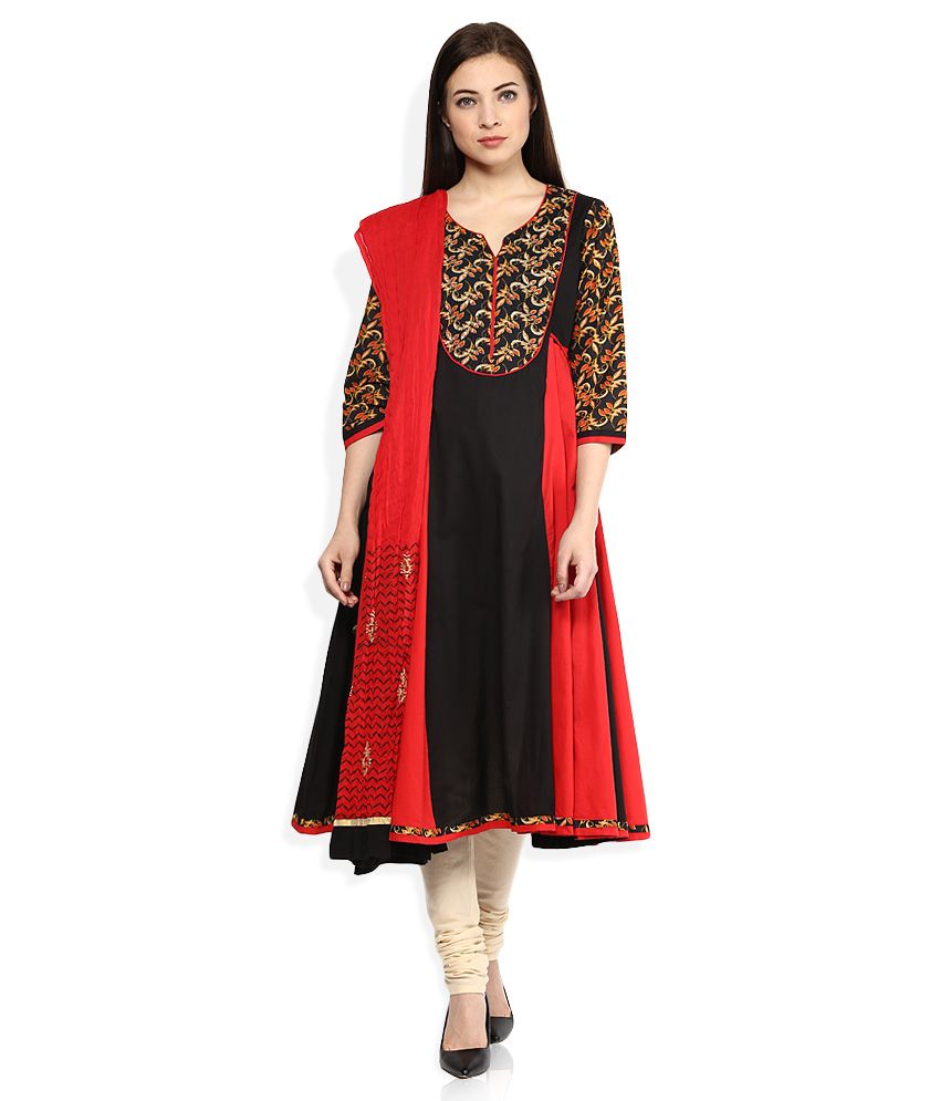Rain and rainbow salwar suit Clearance