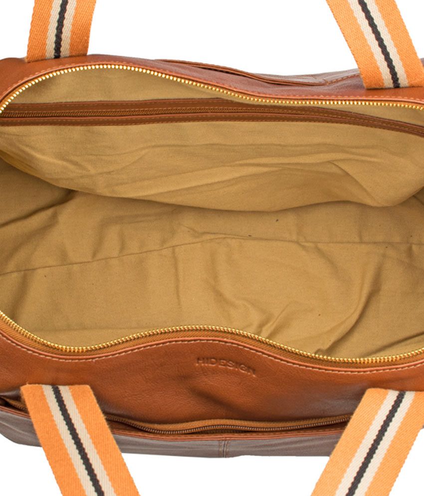 hidesign leather duffle bag