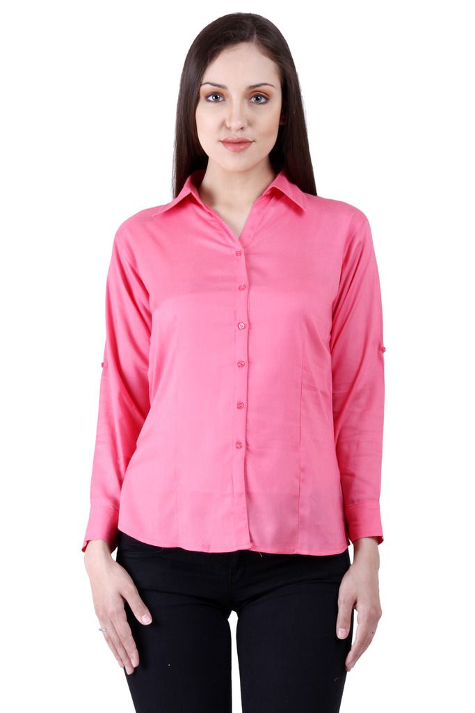 Buy NumBrave Pink Viscose Shirts Online at Best Prices in India - Snapdeal
