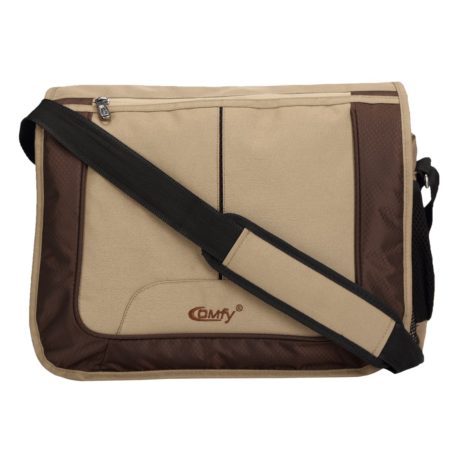 Brown Nylon Messenger 12