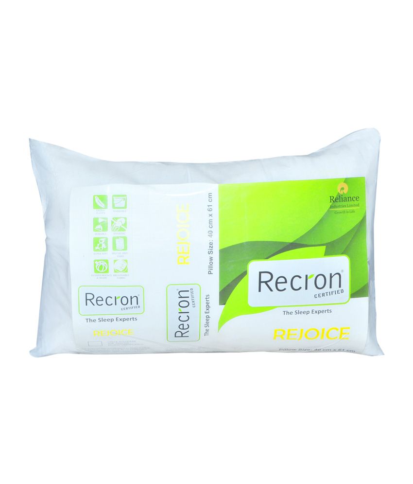 recron pillow sizes