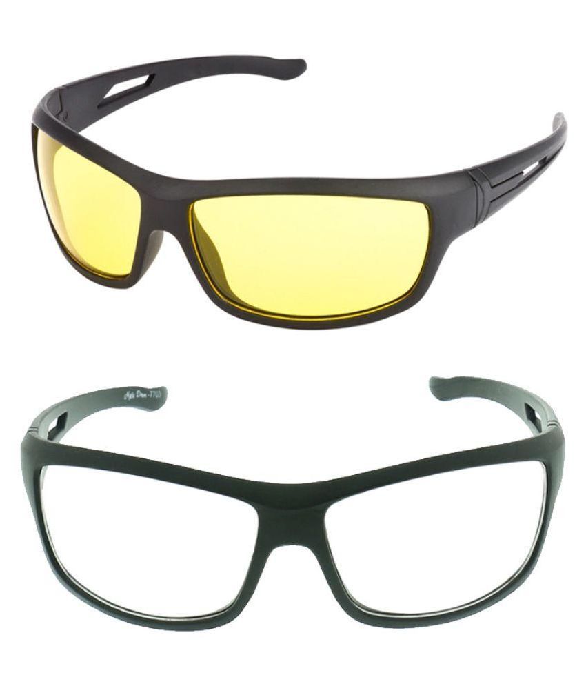 yellow rectangle glasses