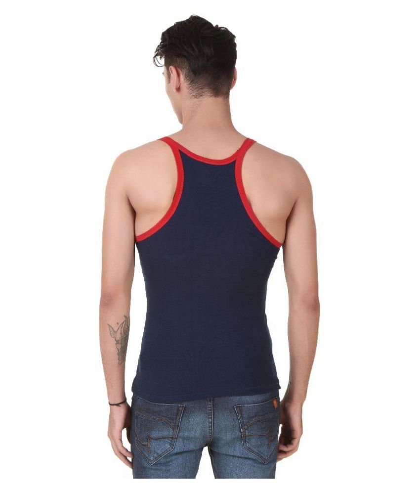 Funky Guys Navy Sleeveless vest Single Pack Buy Funky Guys Navy