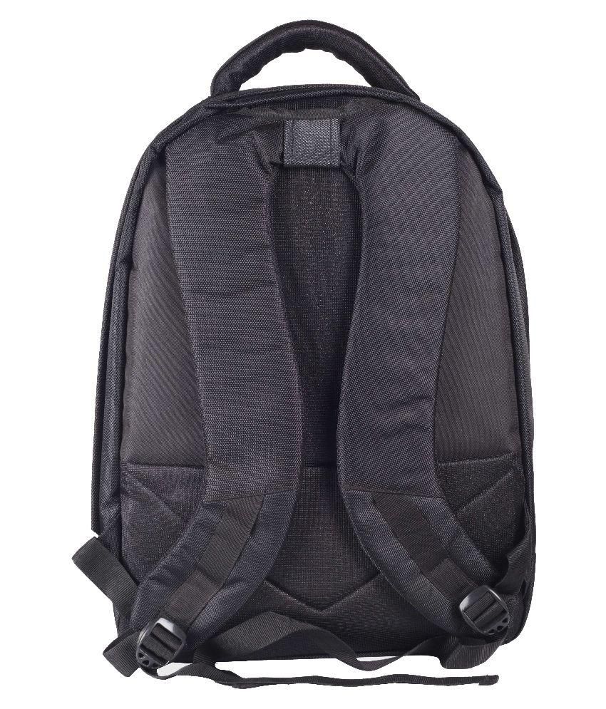 Bendly Black Polyester Laptop Backpack - Buy Bendly Black Polyester ...
