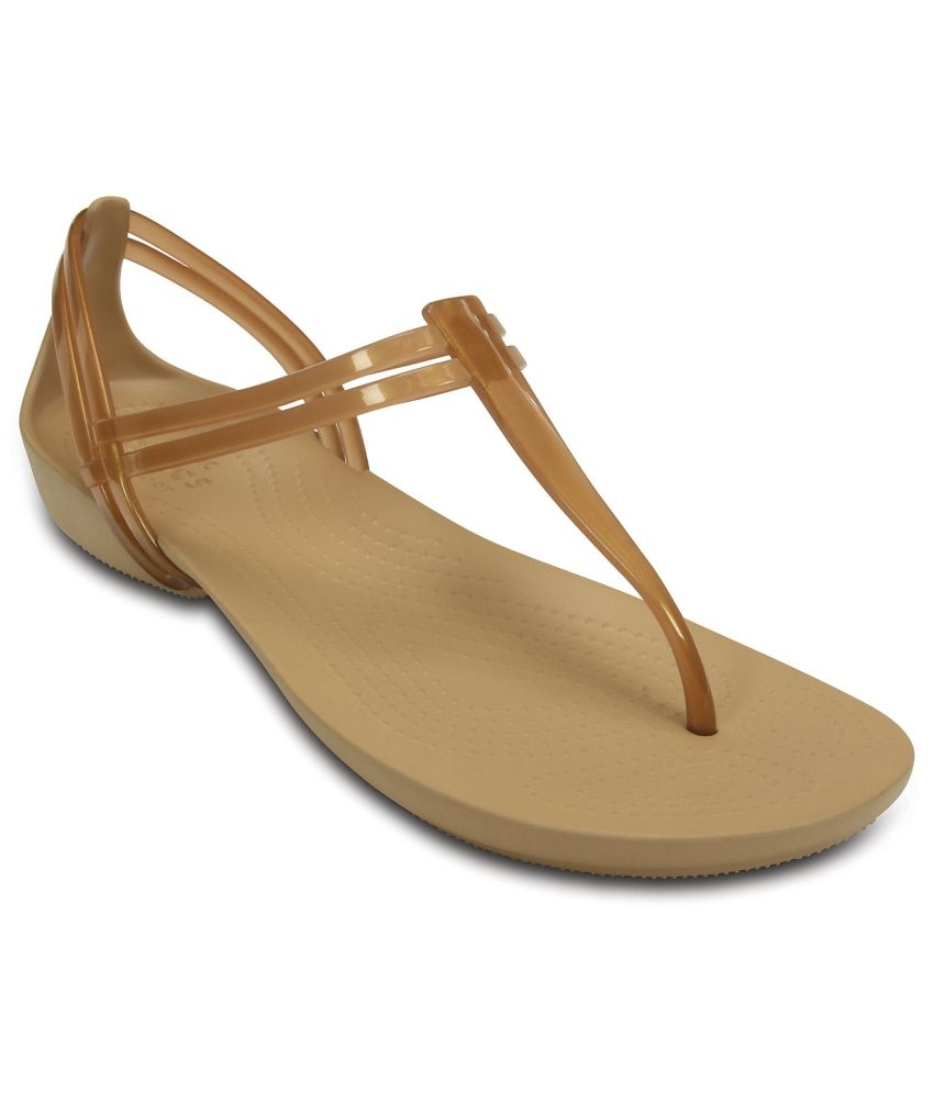 tan crocs with strap