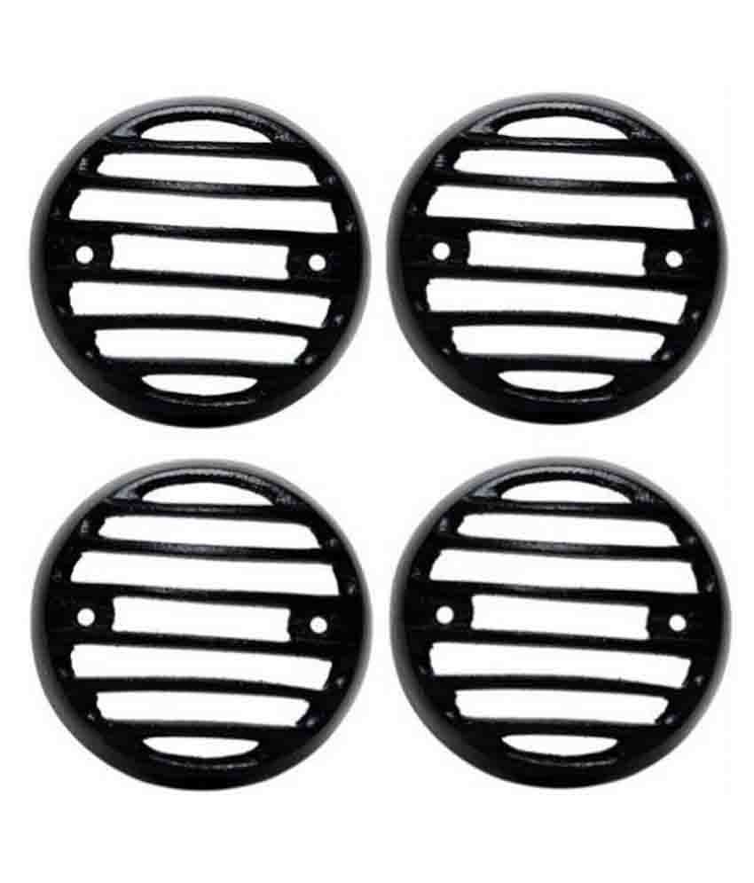 Speedway Bike Indicator Grill Covers Black For Royal Enfield Set of 4