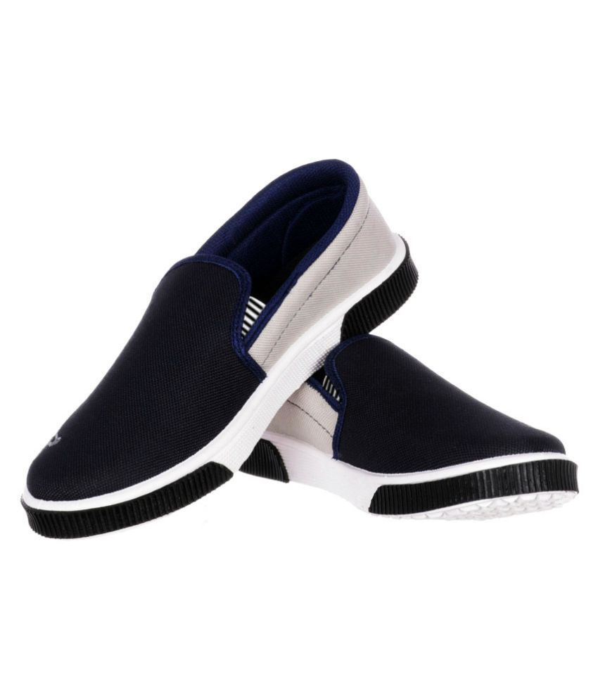 Fuoko Black Canvas Shoes - Buy Fuoko Black Canvas Shoes Online at Best ...
